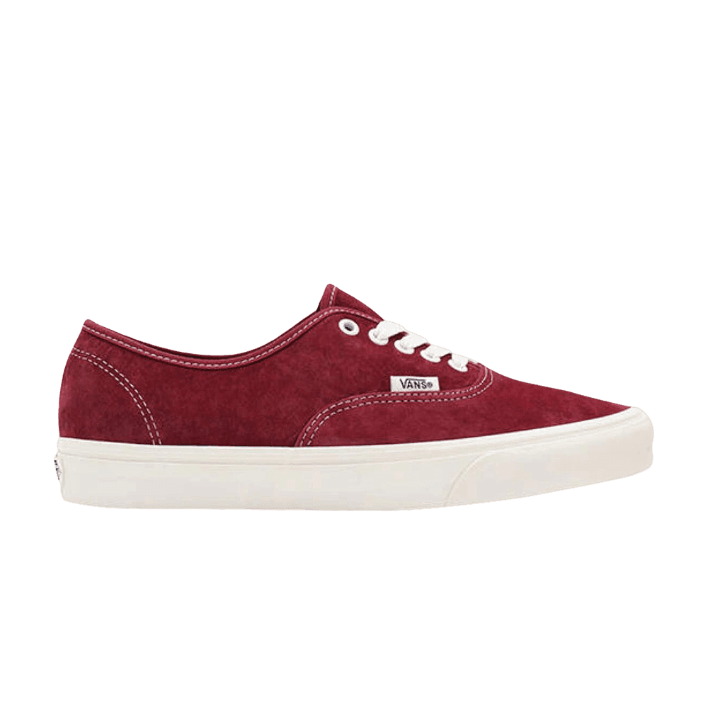 Vans Authentic 'Pig Suede Pomegranate Snow White'