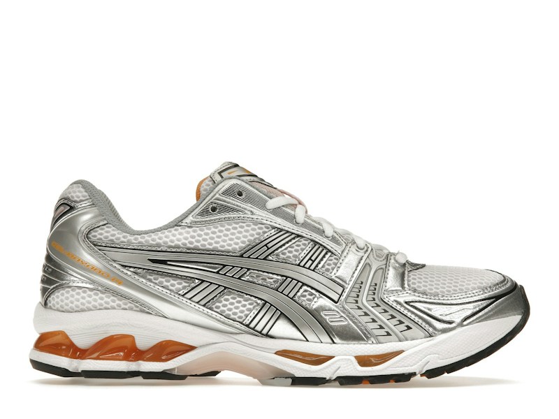 ASICS Gel-Kayano 14 White Pure Sliver Orange