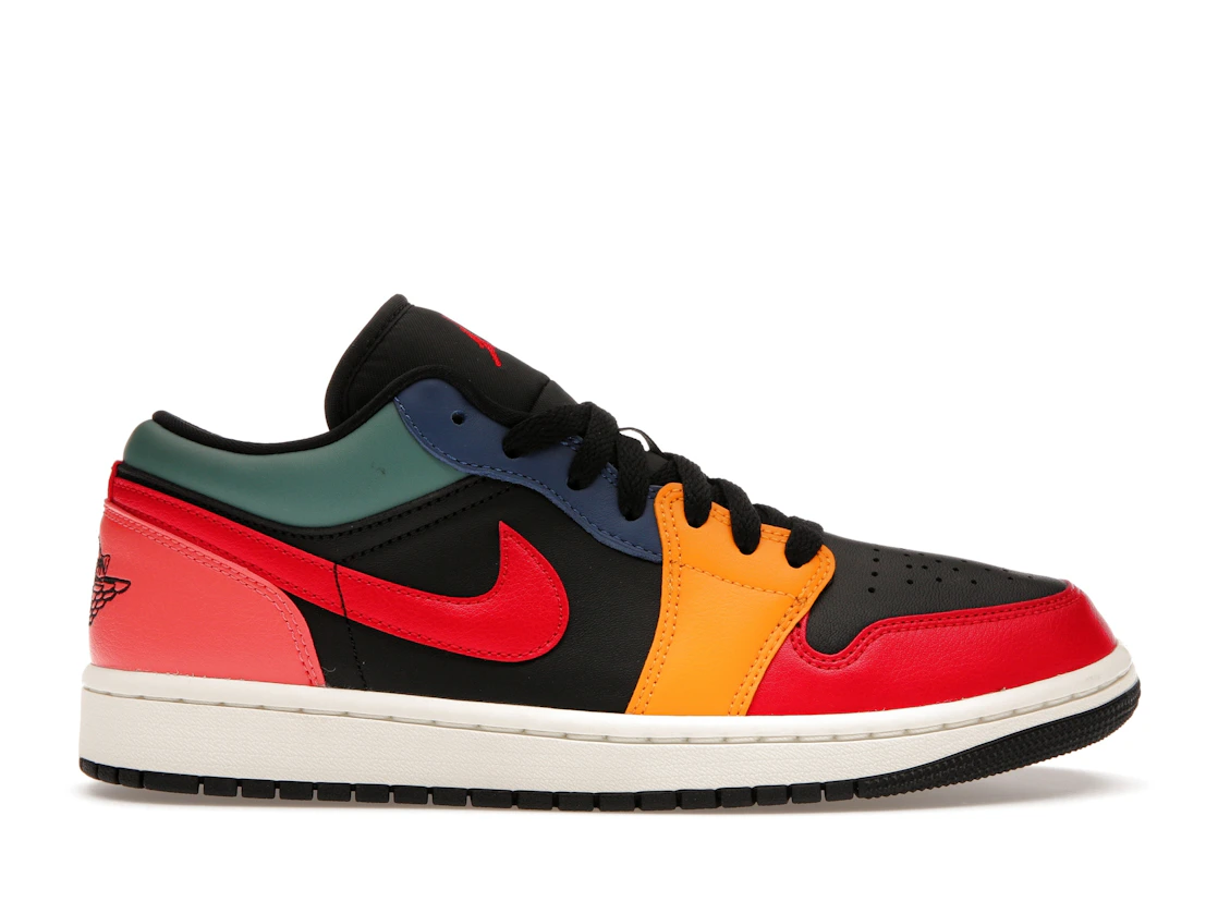 Nike Air Jordan 1 Low Black Multicolor