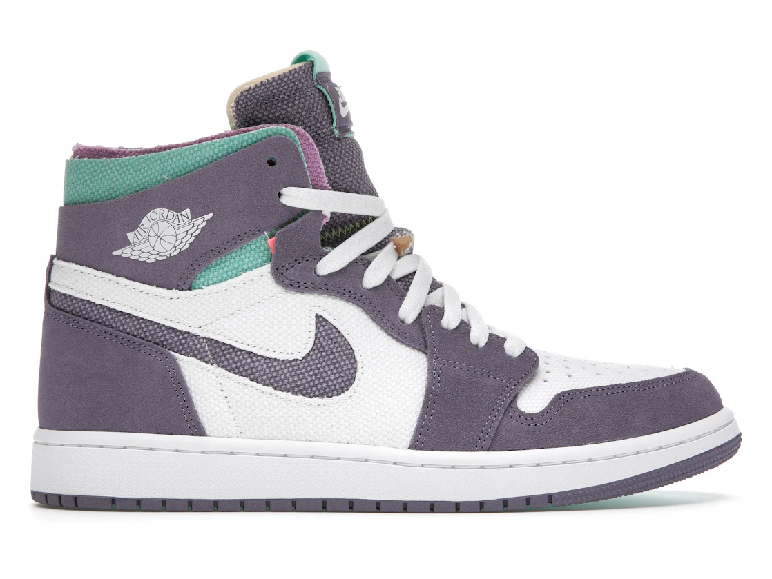 Nike Air Jordan 1 Zoom Comfort "Tropical Twist" White Purple Green