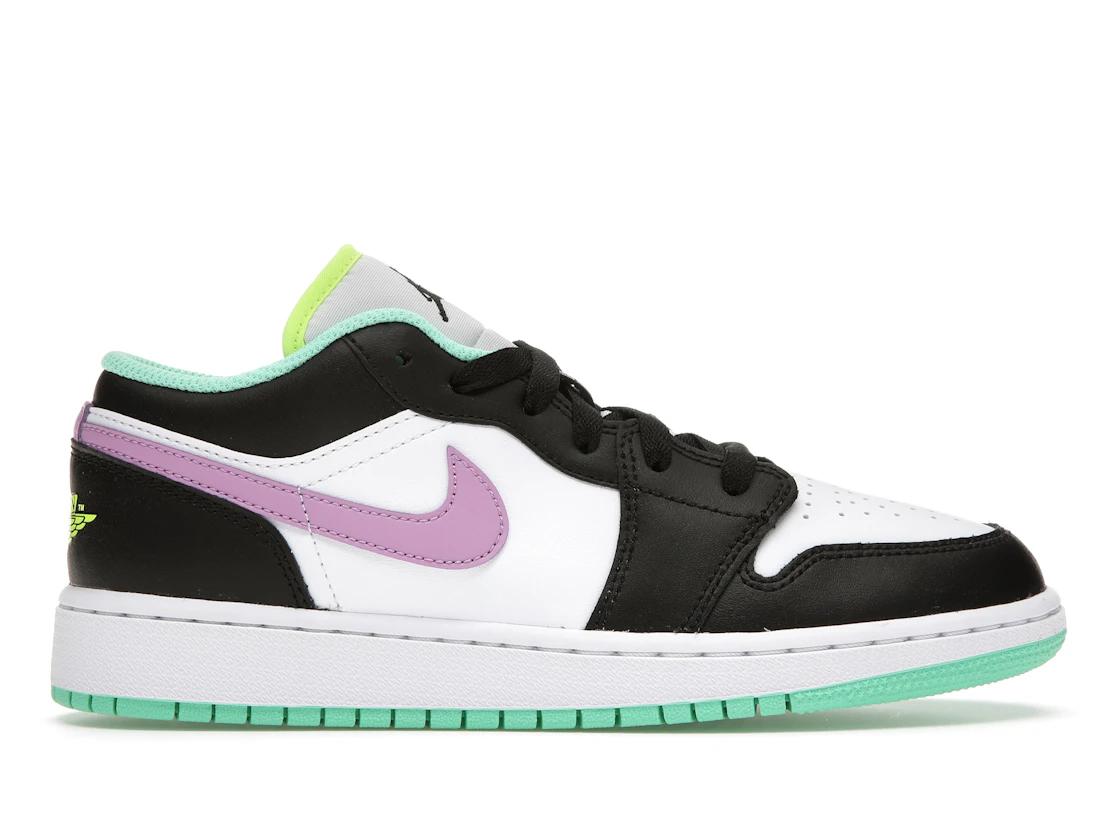 Nike Jordan 1 Low Green Glow Violet Shock