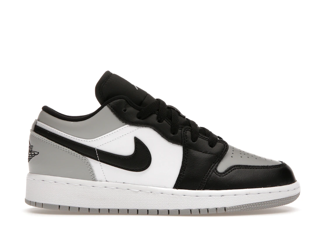Nike Air Jordan 1 Low (GS) Vintage Basketball Shadow Toe Light Smoke Grey Black White