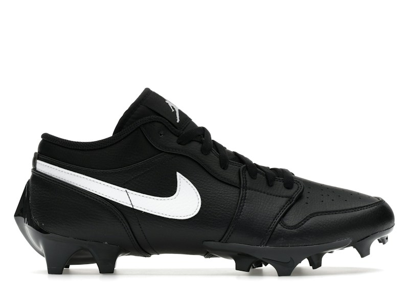 Nike Jordan 1 Low TD Cleat Black White