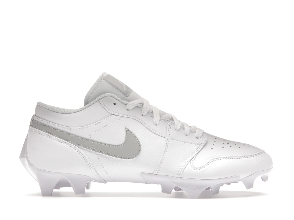 Nike Jordan 1 Low TD Cleat White Grey Fog