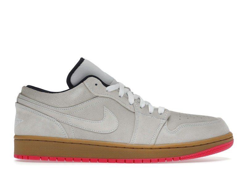 Nike Jordan 1 Low White Gum Hyper Pink