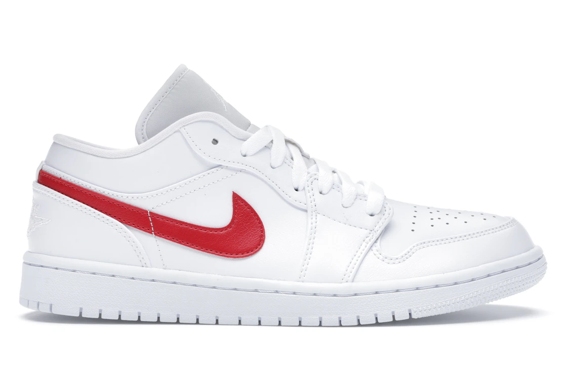 Nike Jordan 1 Low White University Red