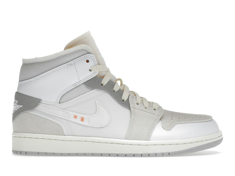 Nike Jordan 1 Mid SE Craft Inside Out White Grey