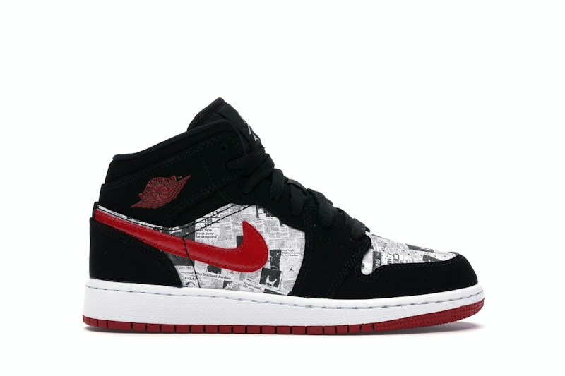 Nike Jordan 1 Mid Newspaper Air Times