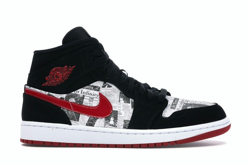 Nike Air Jordan 1 Mid SE Newspaper 'Air Times'