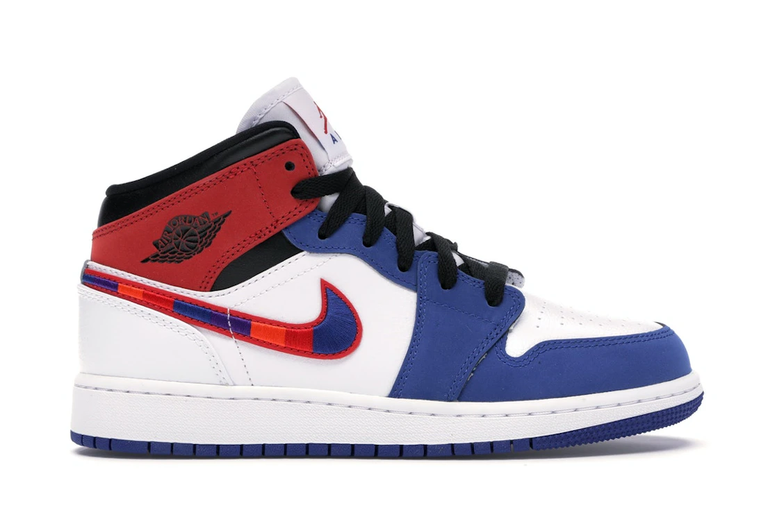 Nike Jordan 1 Mid Rush Blue University Red