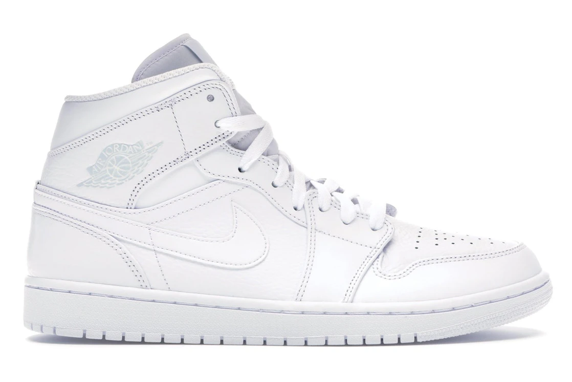 Nike Jordan 1 Mid Triple White (2018)