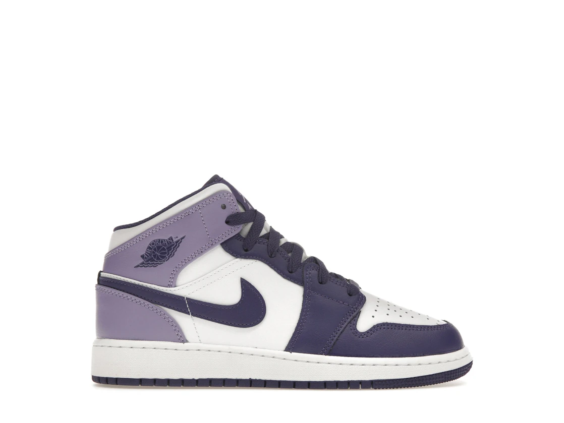 Nike Jordan 1 Mid White Sky J Purple
