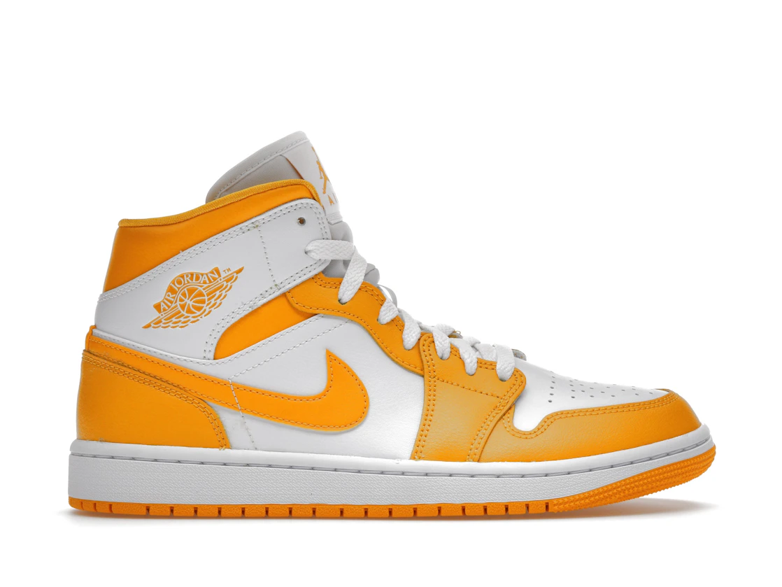 Nike Jordan 1 Mid White University Gold