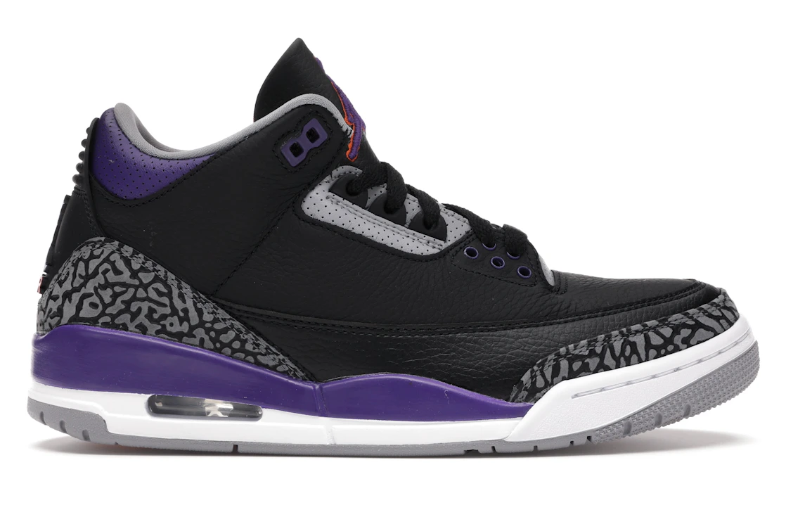 Nike Jordan 3 Retro Black Court Purple