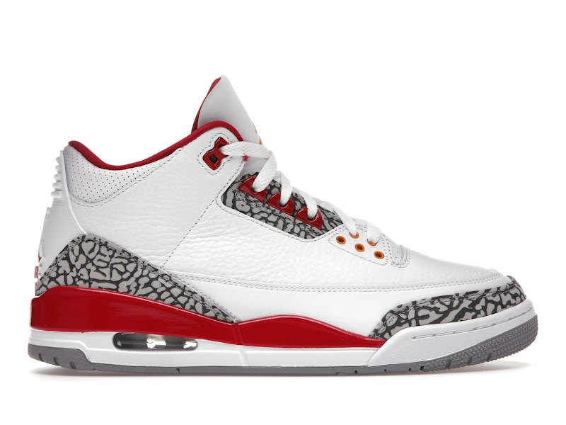 Nike Air Jordan 3 Retro Vintage Basketball Cardinal Red