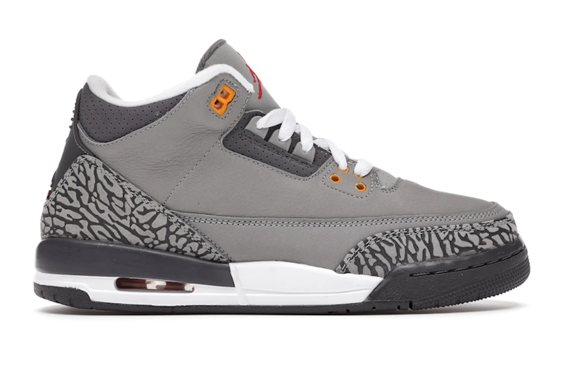 Nike Air Jordan 3 Retro Vintage Basketball Cool Grey