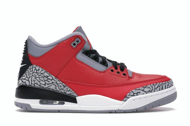Nike Jordan 3 Retro Fire Red Cement (Nike Chi)