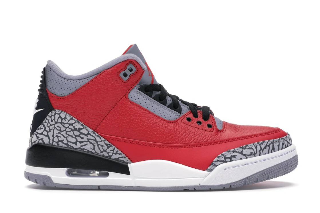 Nike Jordan 3 Retro Fire Red Cement (Nike Chi)
