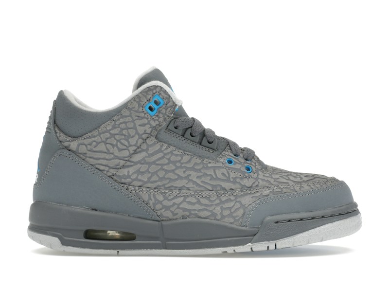 Nike Jordan 3 Retro Flip Cool Grey Blue Glow