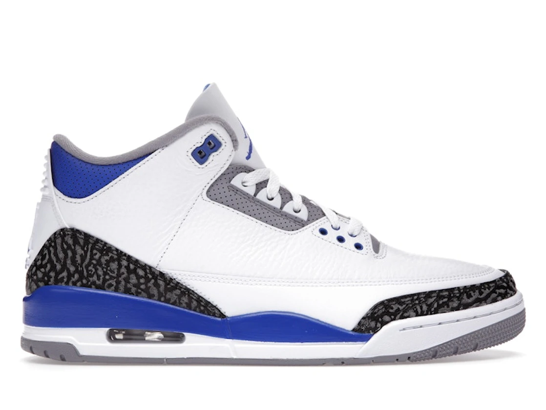 Nike Air Jordan 3 "Racer Blue" White Blue