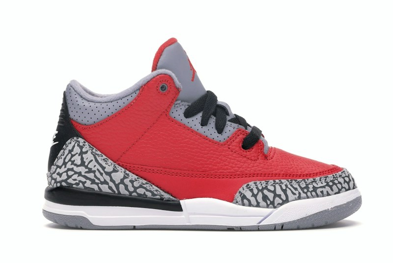 Nike Air Jordan 3 Retro SE (PS) "Red Cement"(CQ0487-600)