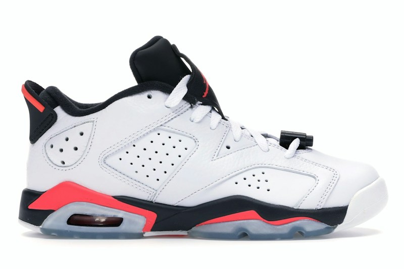 Nike Jordan 6 Retro Low White Infrared 23 Black