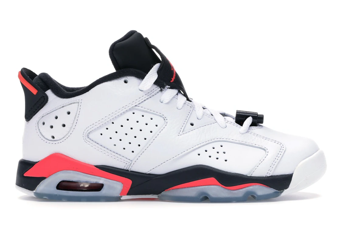 Nike Jordan 6 Retro Low White Infrared 23 Black
