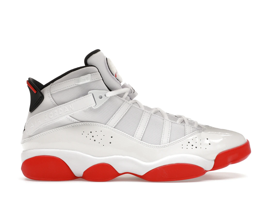 Nike Jordan 6 Rings White University Red Black