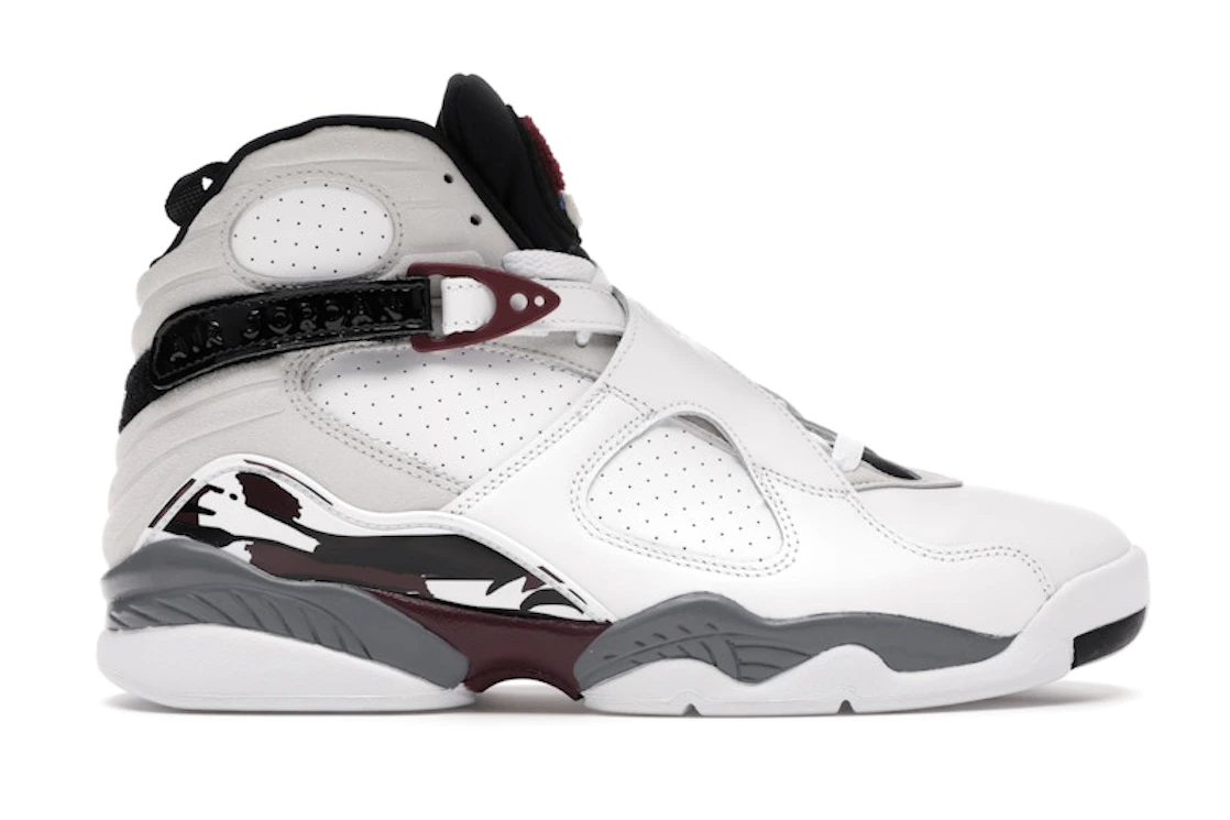 Nike Jordan 8 Retro White Burgundy