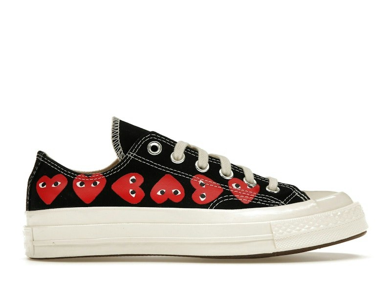 Converse x Comme Des Garçons Play Chuck 70 Multi Heart Low Top Shoe