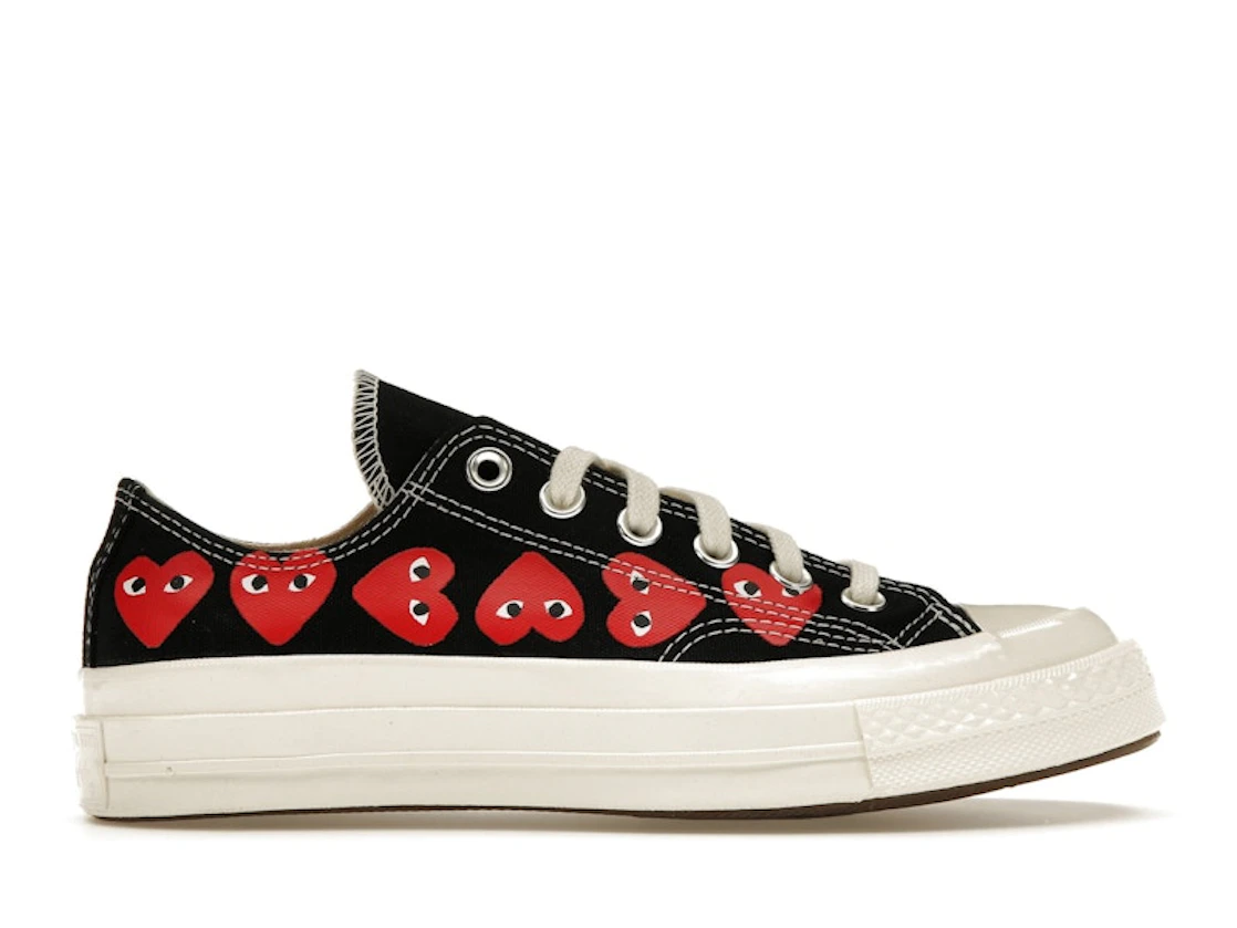 Converse x Comme Des Garçons Play Chuck 70 Multi Heart Low Top Shoe