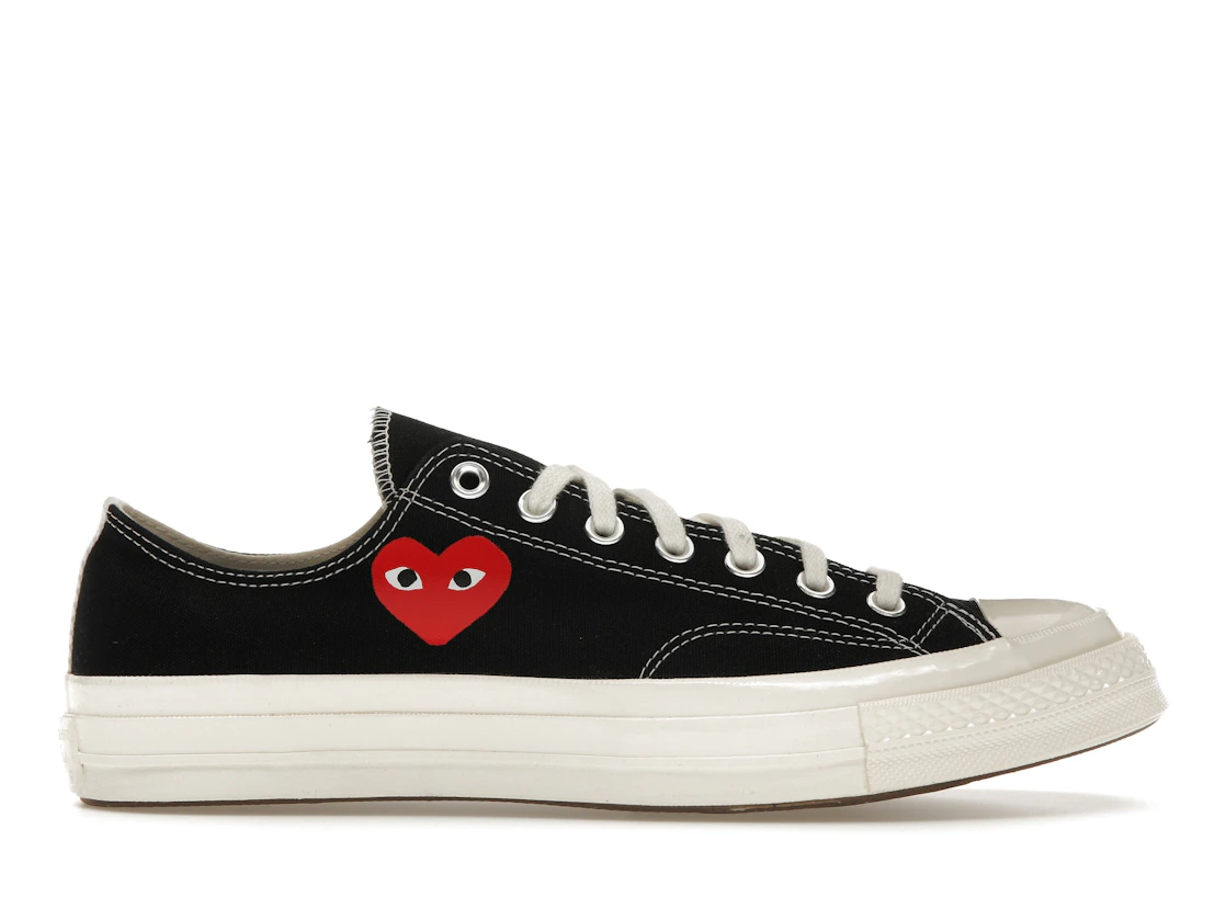 Converse Comme Des Garçons Play x Chuck 70 Low Single Heart - Black
