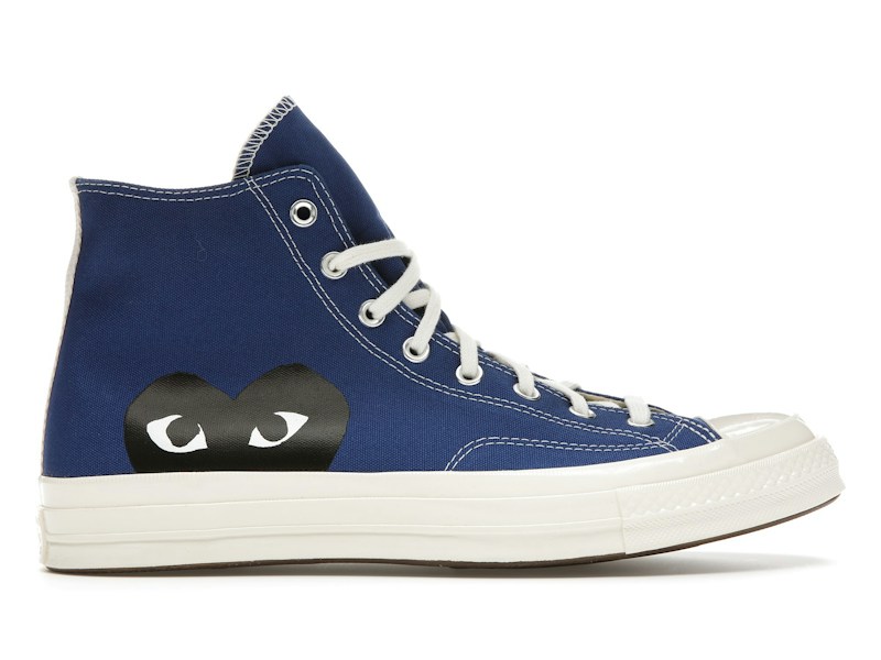 Converse Comme Des Garçons Play x Chuck 70 High Blue Quartz