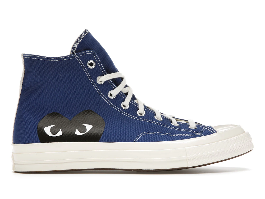 Converse Comme Des Garçons Play x Chuck 70 High Blue Quartz