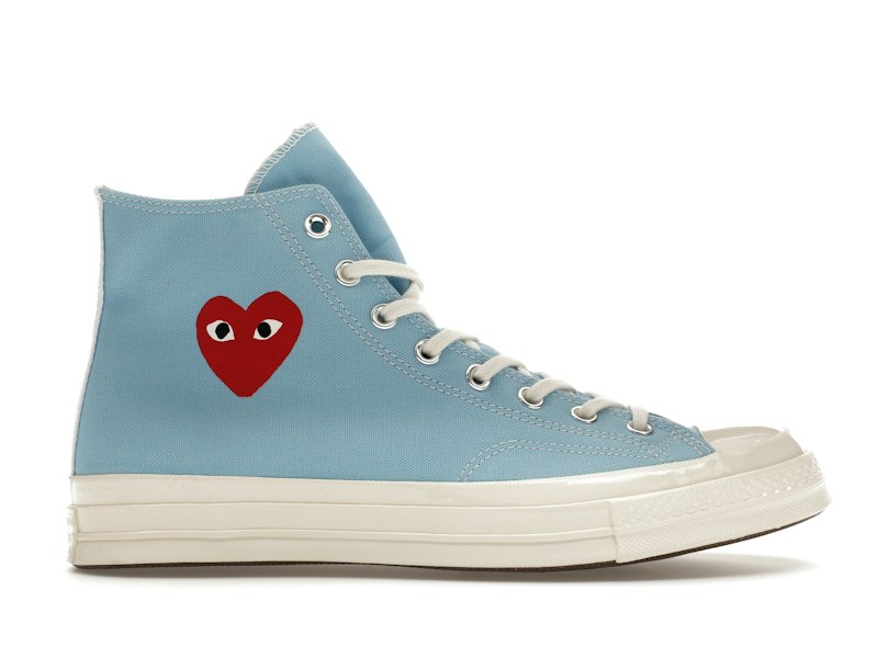 Converse Comme Des Garçons Play x Chuck 70 High Bright Blue