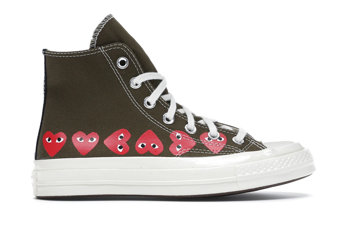 Converse Comme Des Garçons Play x Chuck 70 Hi Top Multi Heart