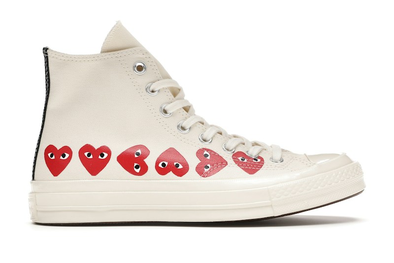 Converse Comme Des Garçons Play x Chuck 70 Hi Top Multi Heart