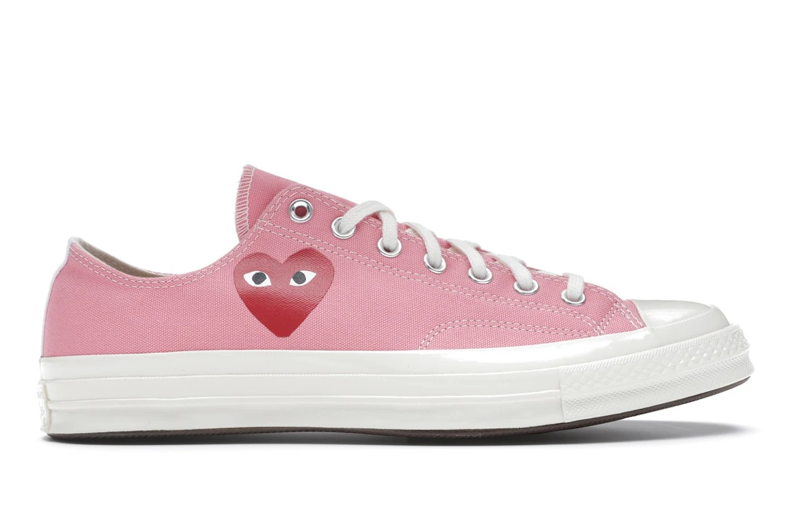 Converse Comme Des Garçons Play x Chuck 70 Low Bright Pink