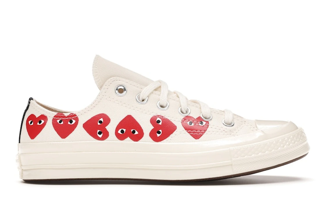 Converse Comme Des Garçons Play x Chuck 70 Low Top Multi Heart