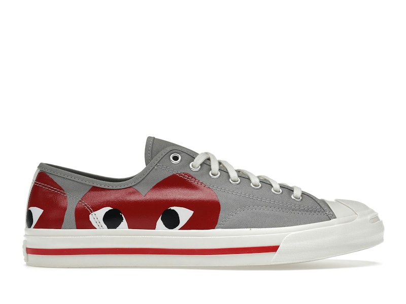 Converse Comme Des Garçons Play x Jack Purcell Drizzle Red