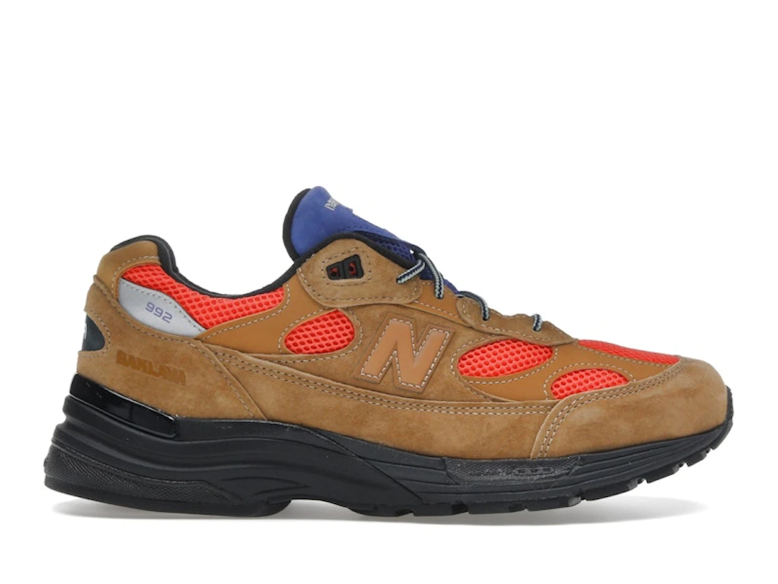 New Balance Action Bronson x 992 Made in USA Tan Orange Blue