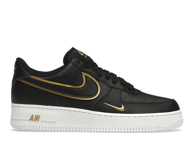 Nike Air Force 1 Low 07 Black Metalic Gold