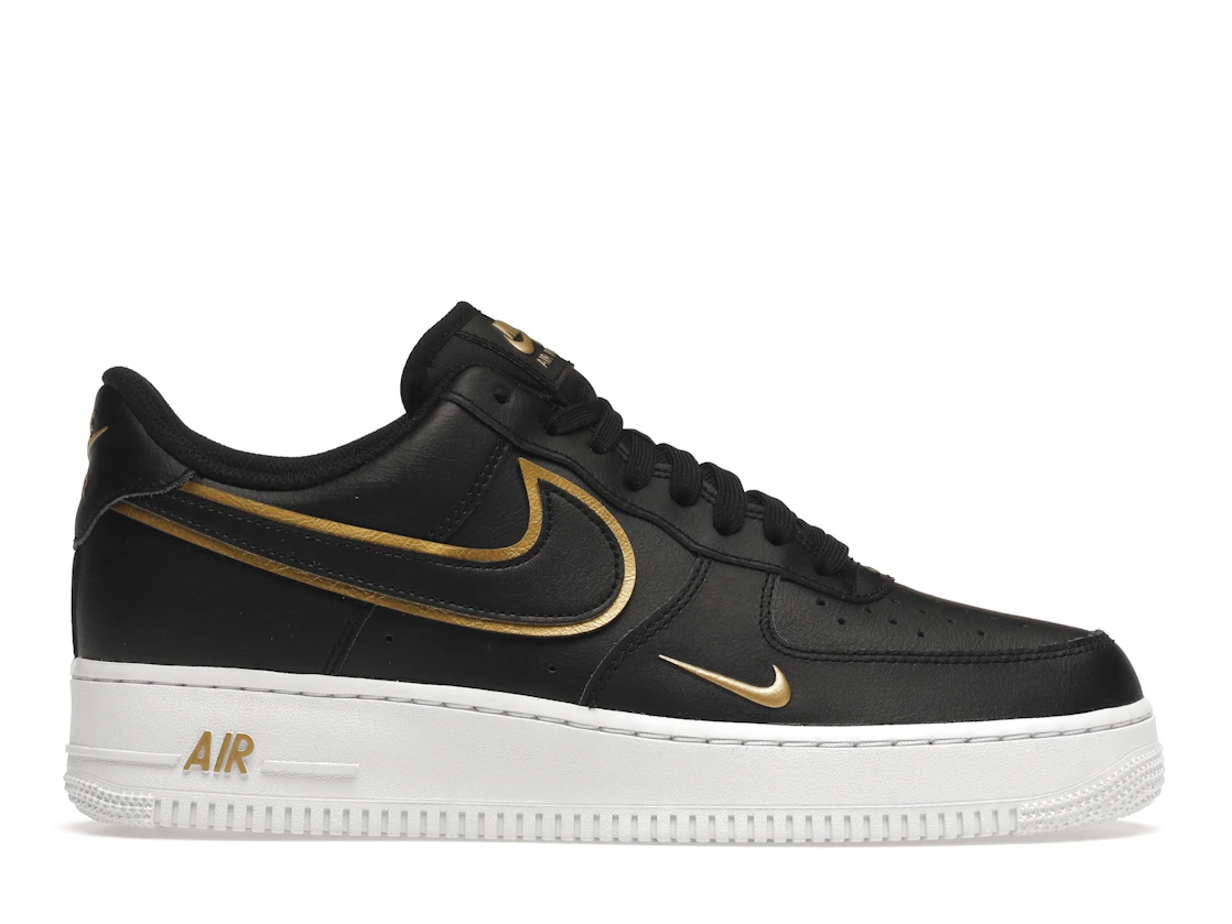 Nike Air Force 1 Low 07 Black Metalic Gold