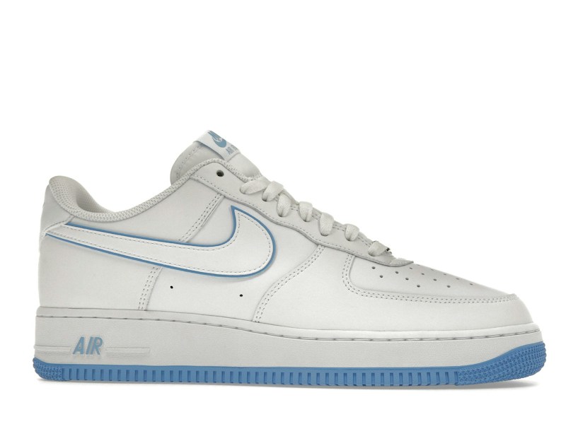 Nike Air Force 1 '07 Low White University Blue Sole