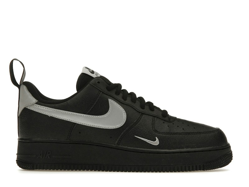 Nike Air Force 1 Low 07 LV8 Black Metallic Silver