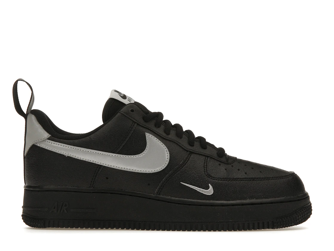 Nike Air Force 1 Low 07 LV8 Black Metallic Silver