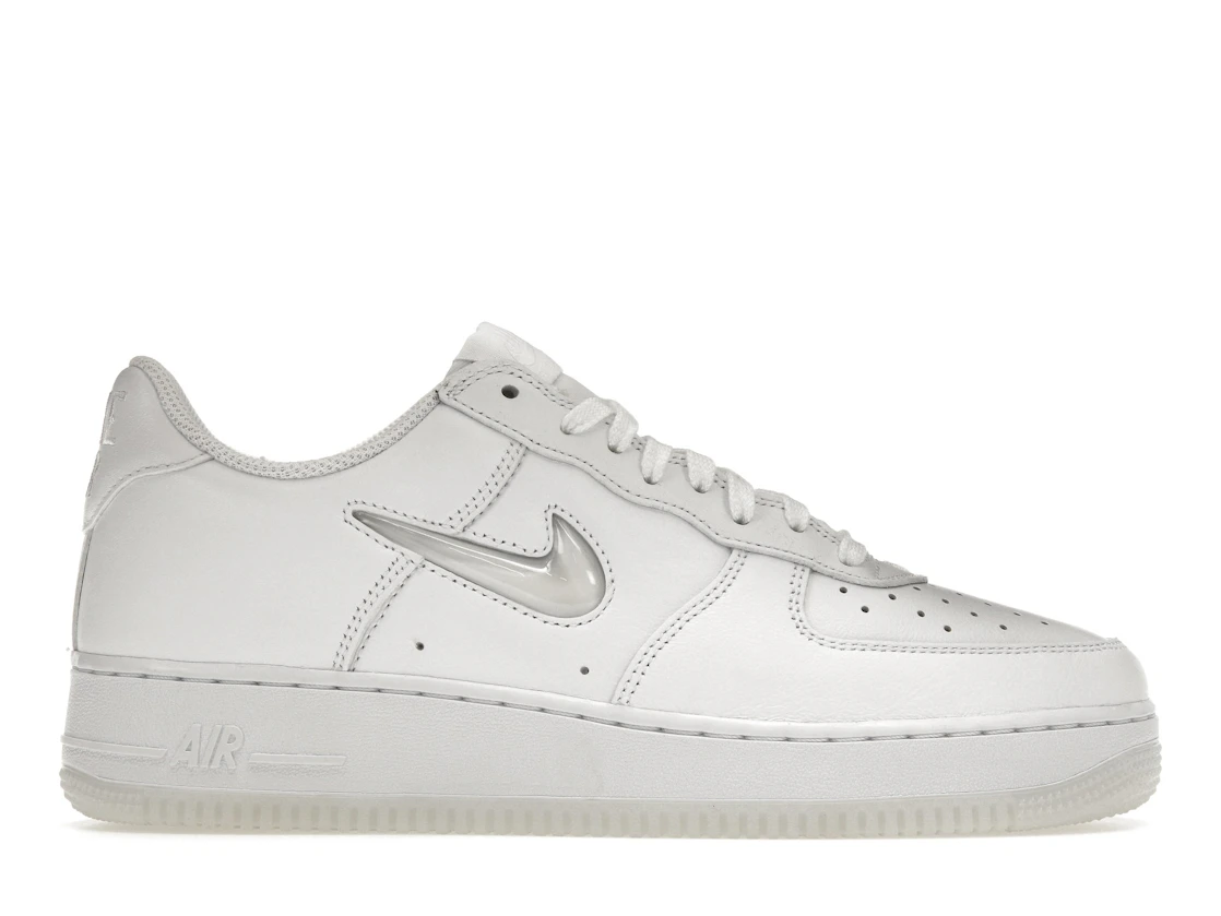Nike Air Force 1 Low 07 Retro Color of the Month Jewel Swoosh Triple White