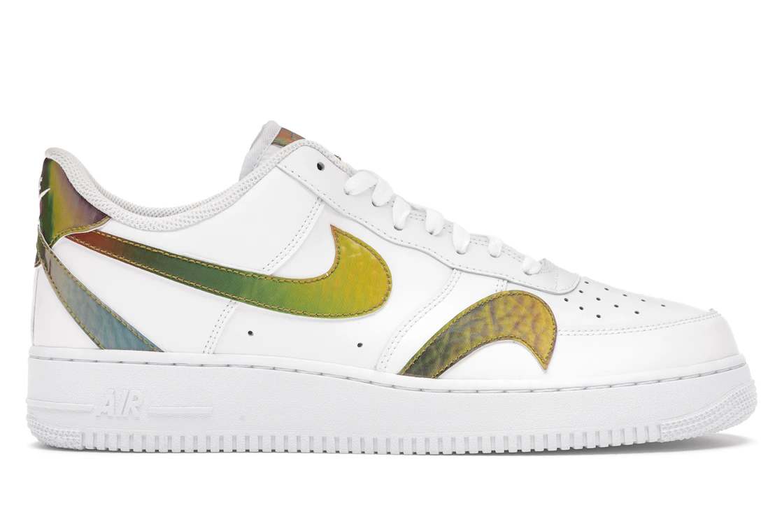 Nike Air Force 1 Low Misplaced Swooshes White Multi