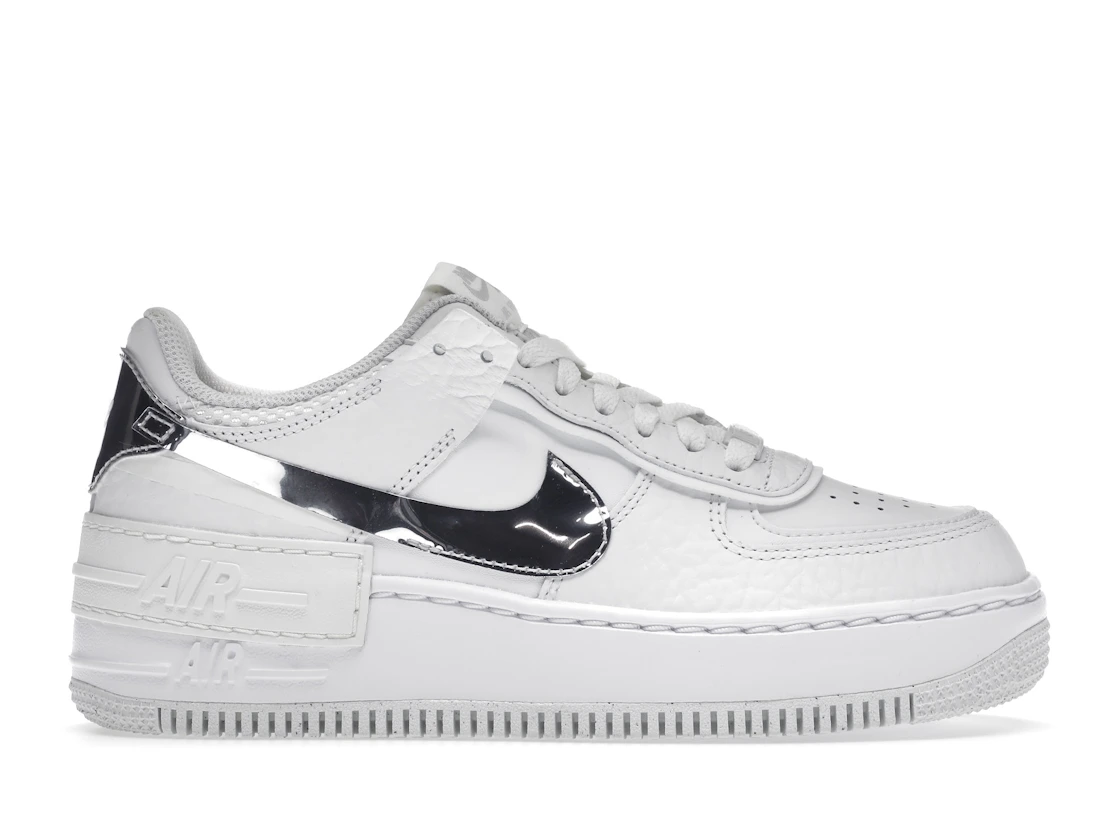 Nike Air Force 1 Shadow Low-Top White Silver