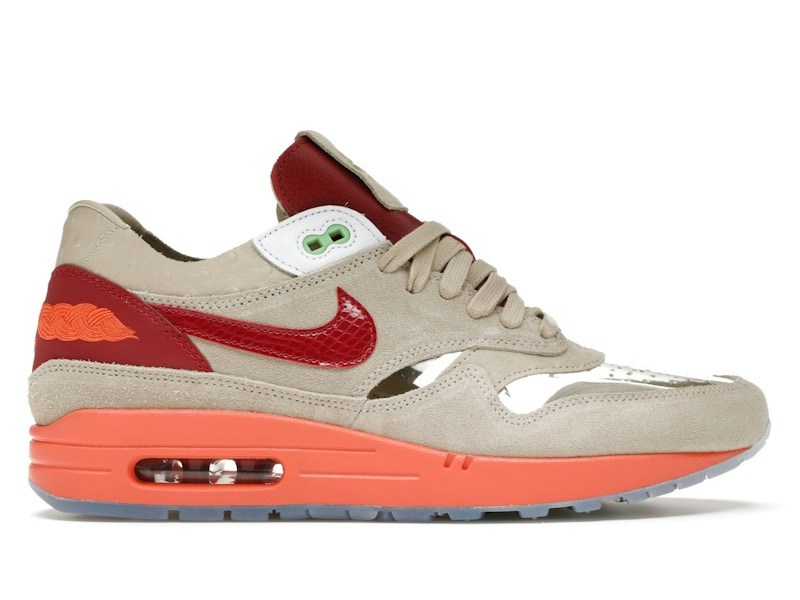 Nike CLOT x Air Max 1 "Kiss of Death" Brown Red